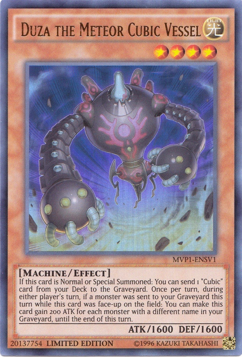 Image for Duza the Meteor Cubic Vessel (The Dark Side of Dimensions Movie Pack: Secret Edition) (MVP1-ENSV1) - YuGiOh