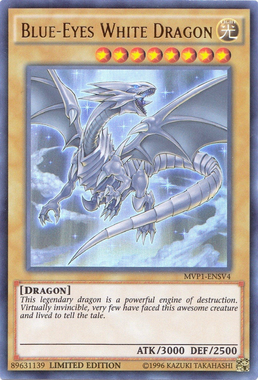 Image for Blue-Eyes White Dragon (UR) (The Dark Side of Dimensions Movie Pack: Secret Edition) (MVP1-ENSV4) - YuGiOh