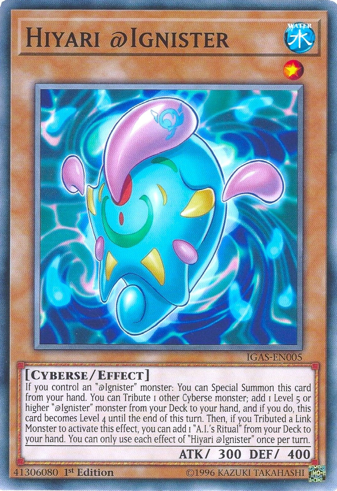 Image for Hiyari @Ignister (Ignition Assault) (IGAS-EN005) - YuGiOh