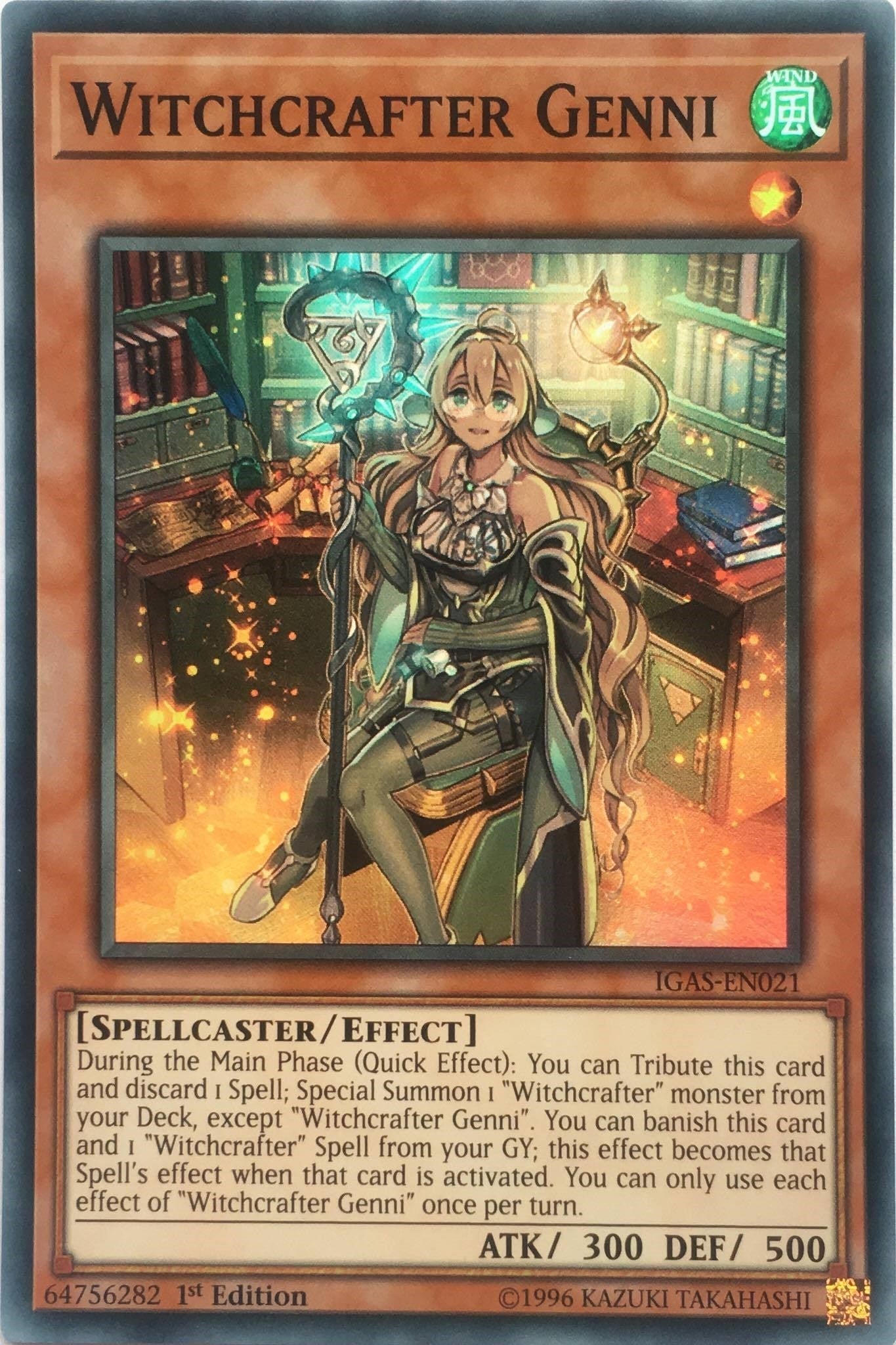 Image for Witchcrafter Genni (Ignition Assault) (IGAS-EN021) - YuGiOh