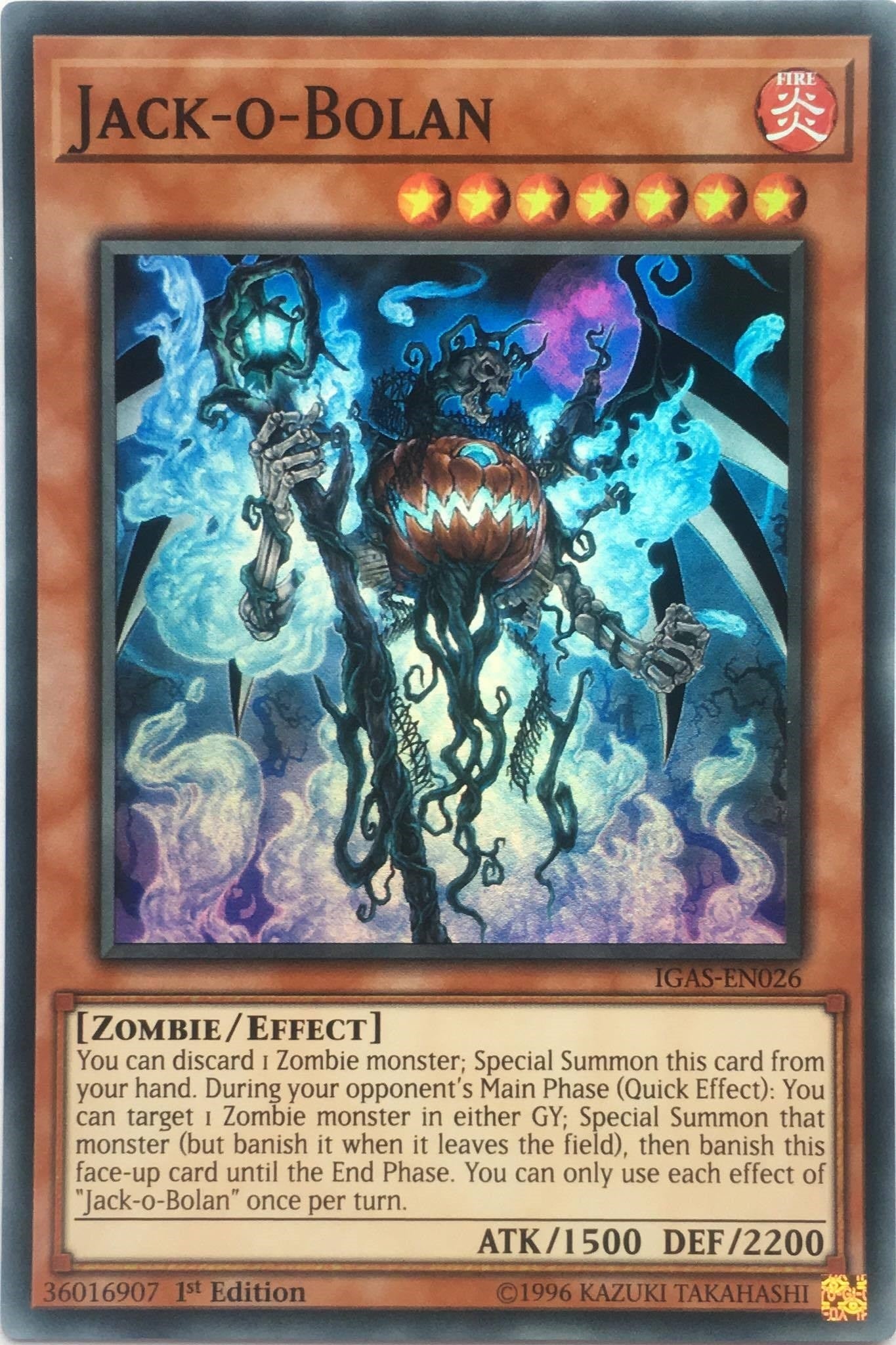 Image for Jack-o-Bolan (Ignition Assault) (IGAS-EN026) - YuGiOh