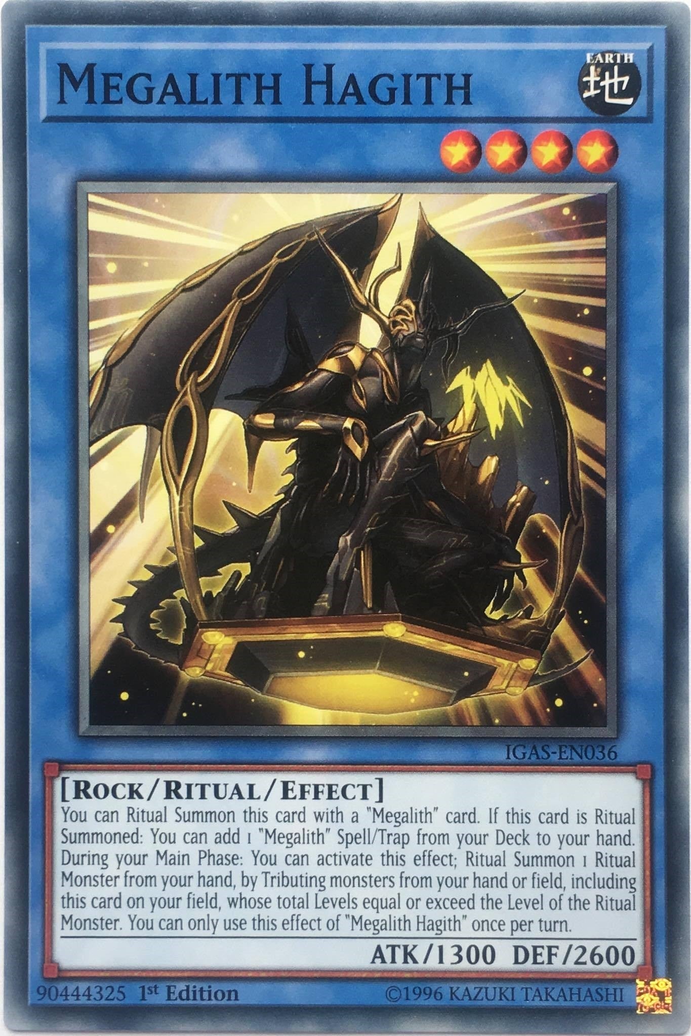 Image for Megalith Hagith (Ignition Assault) (IGAS-EN036) - YuGiOh
