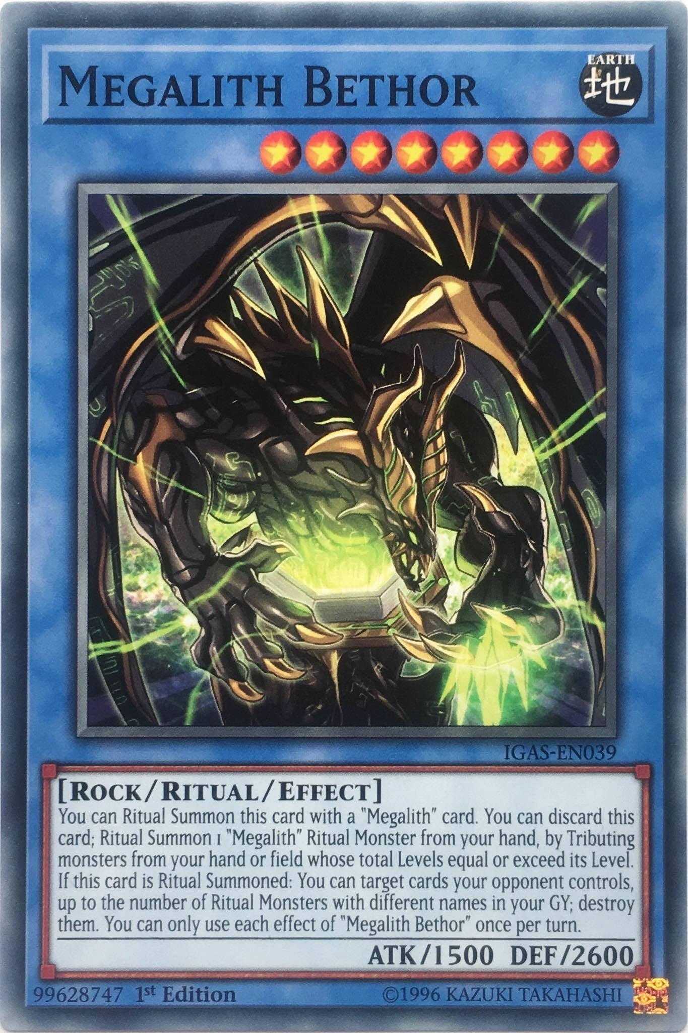 Image for Megalith Bethor (Ignition Assault) (IGAS-EN039) - YuGiOh
