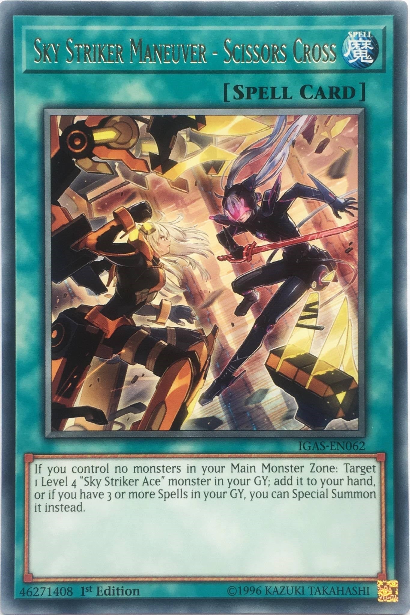 Image for Sky Striker Maneuver - Scissors Cross (Ignition Assault) (IGAS-EN062) - YuGiOh