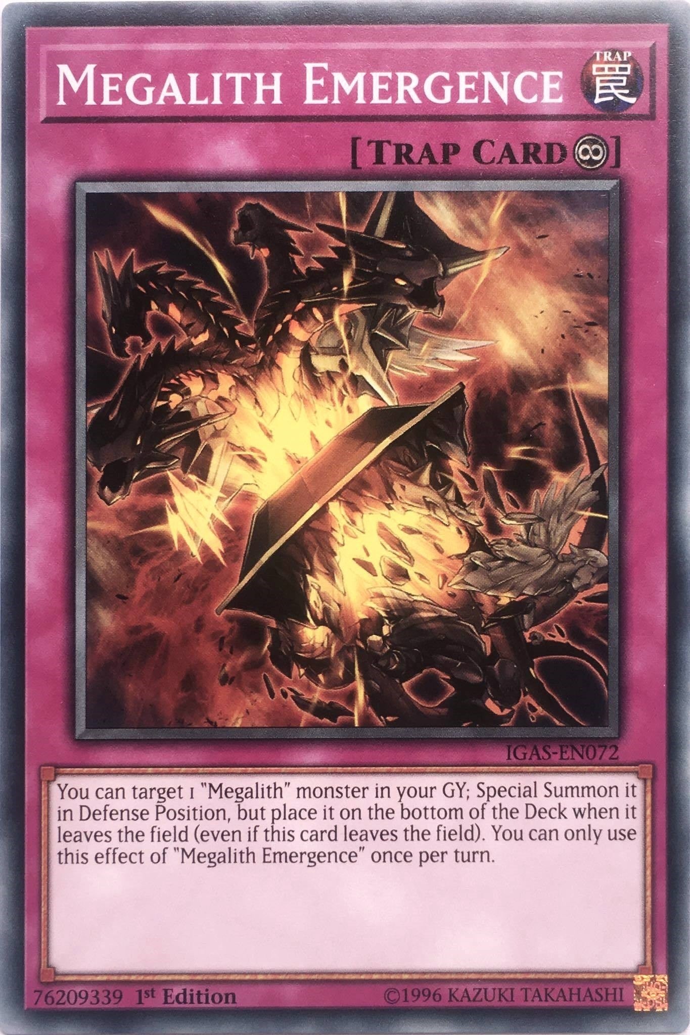 Image for Megalith Emergence (Ignition Assault) (IGAS-EN072) - YuGiOh
