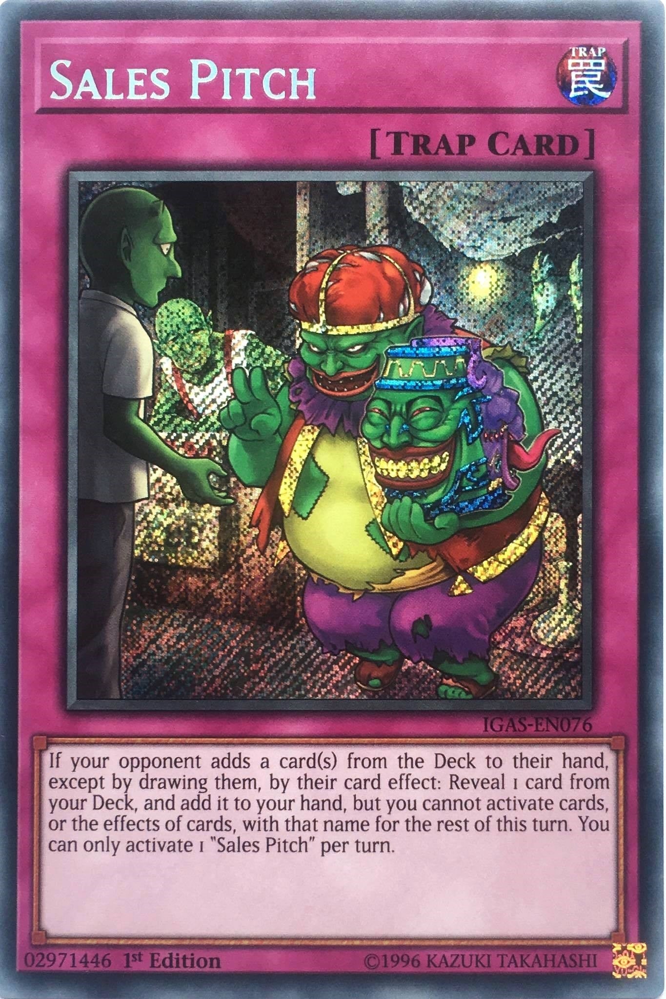 Image for Sales Pitch (Ignition Assault) (IGAS-EN076) - YuGiOh