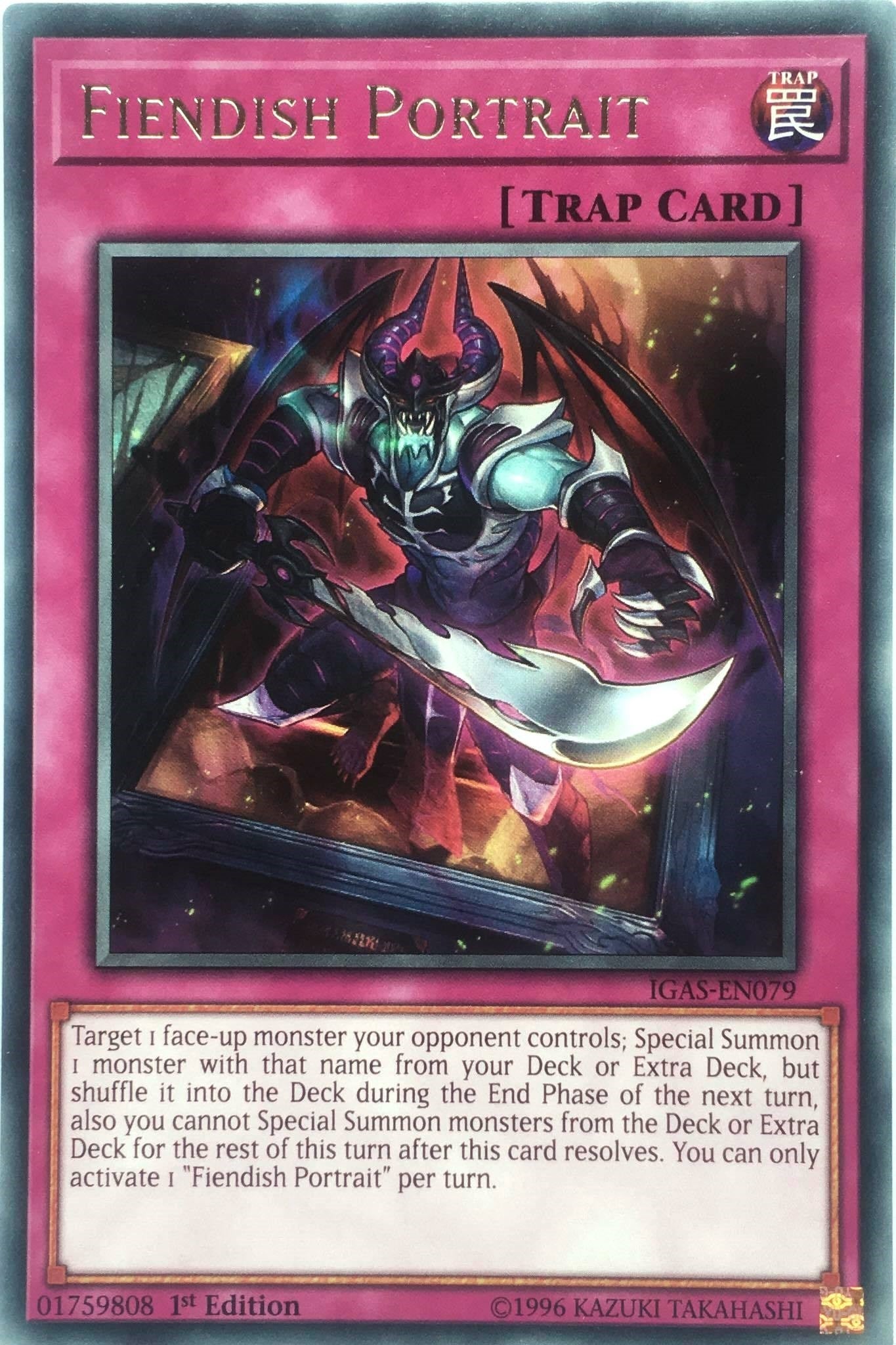 Image for Fiendish Portrait (Ignition Assault) (IGAS-EN079) - YuGiOh