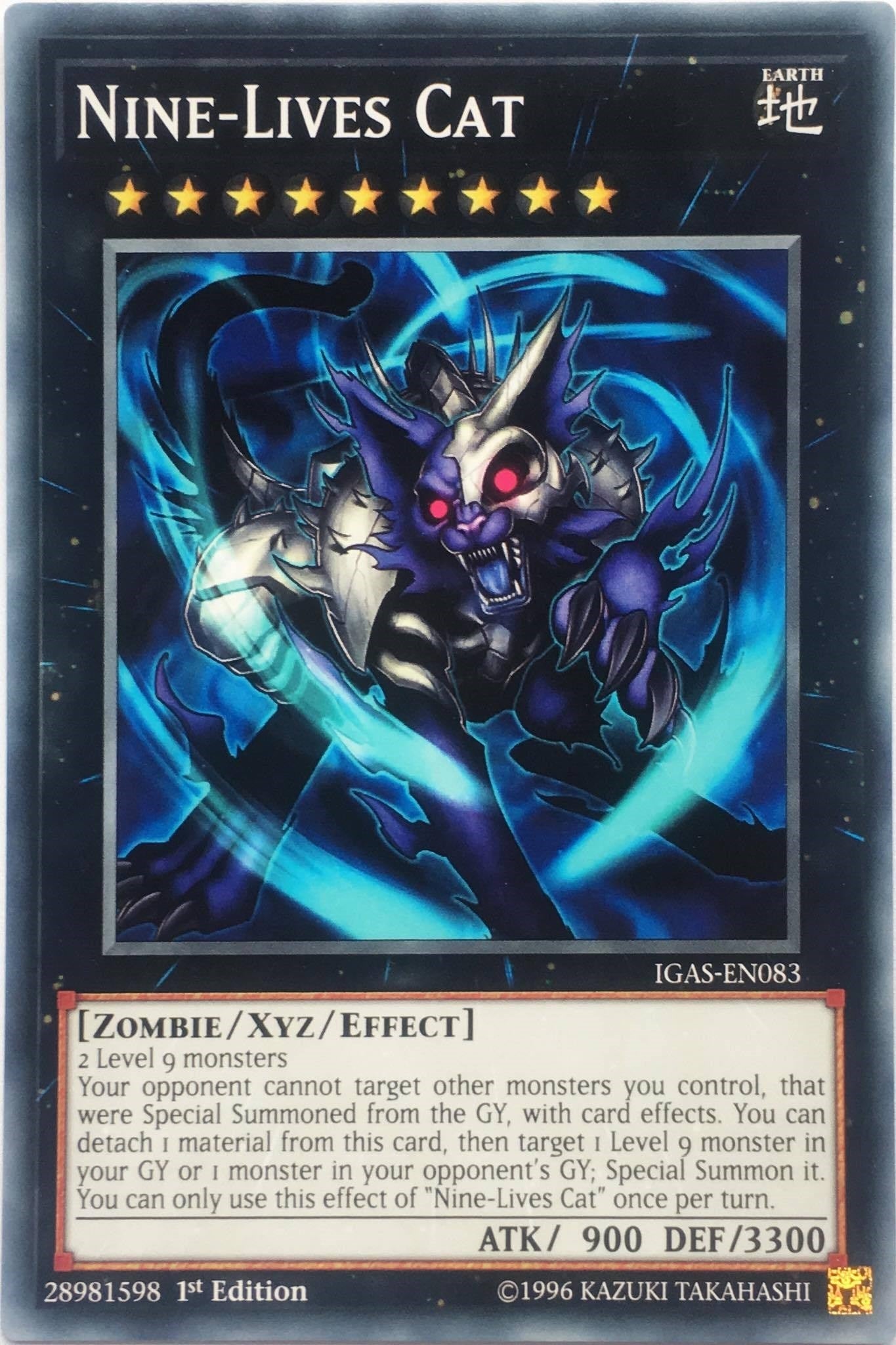 Image for Nine-Lives Cat (Ignition Assault) (IGAS-EN083) - YuGiOh