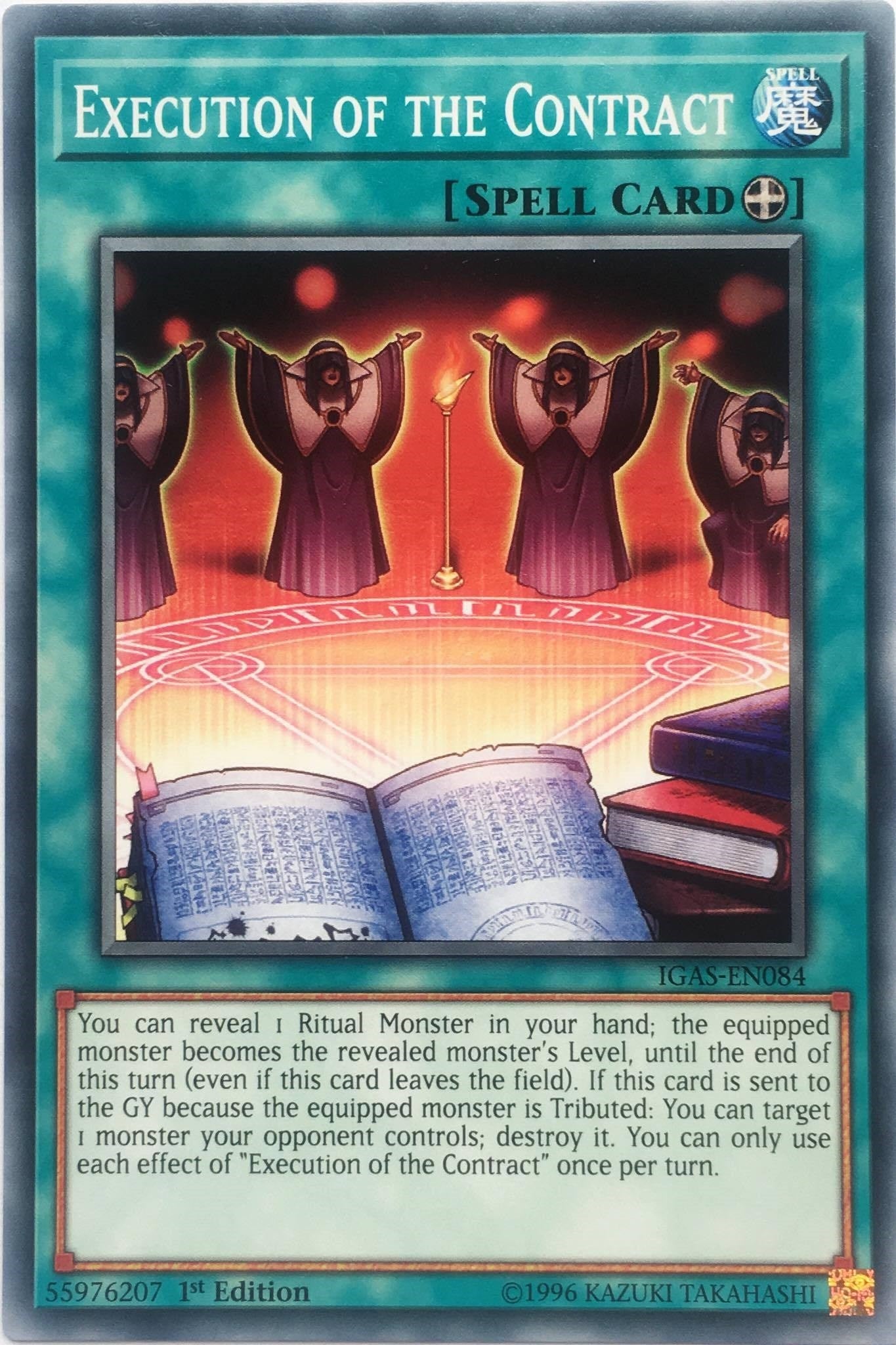 Image for Execution of the Contract (Ignition Assault) (IGAS-EN084) - YuGiOh