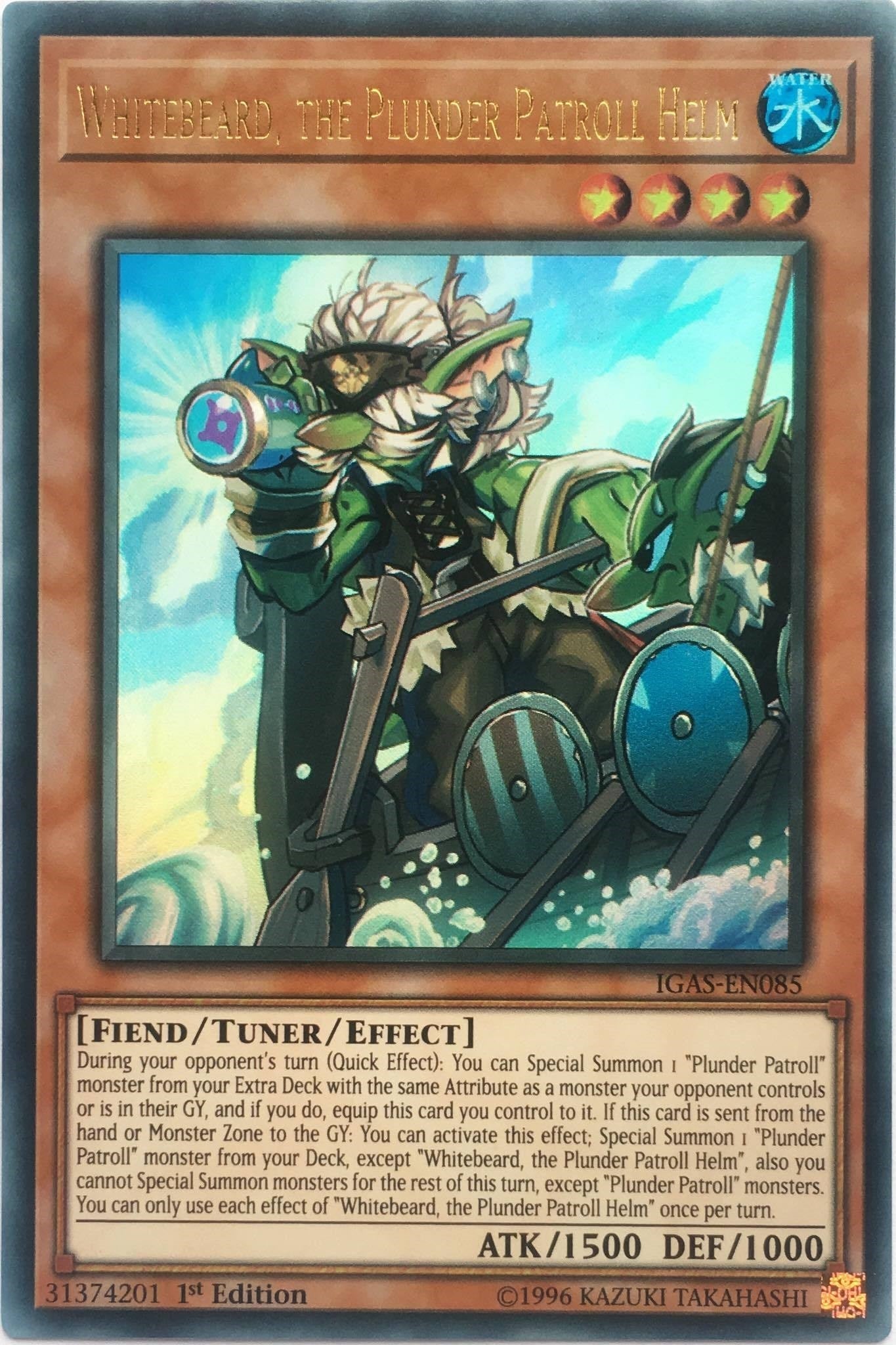 Image for Whitebeard, the Plunder Patroll Helm (Ignition Assault) (IGAS-EN085) - YuGiOh