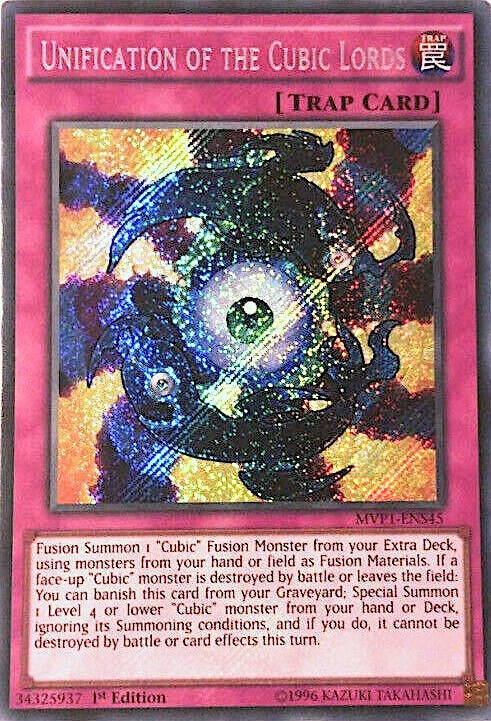 Image for Unification of the Cubic Lords (The Dark Side of Dimensions Movie Pack: Secret Edition) (MVP1-ENS45) - YuGiOh