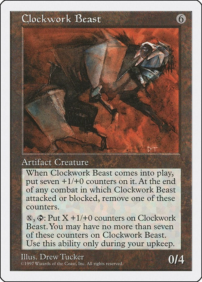 Image for Clockwork Beast (Fifth Edition) - Magic: The Gathering