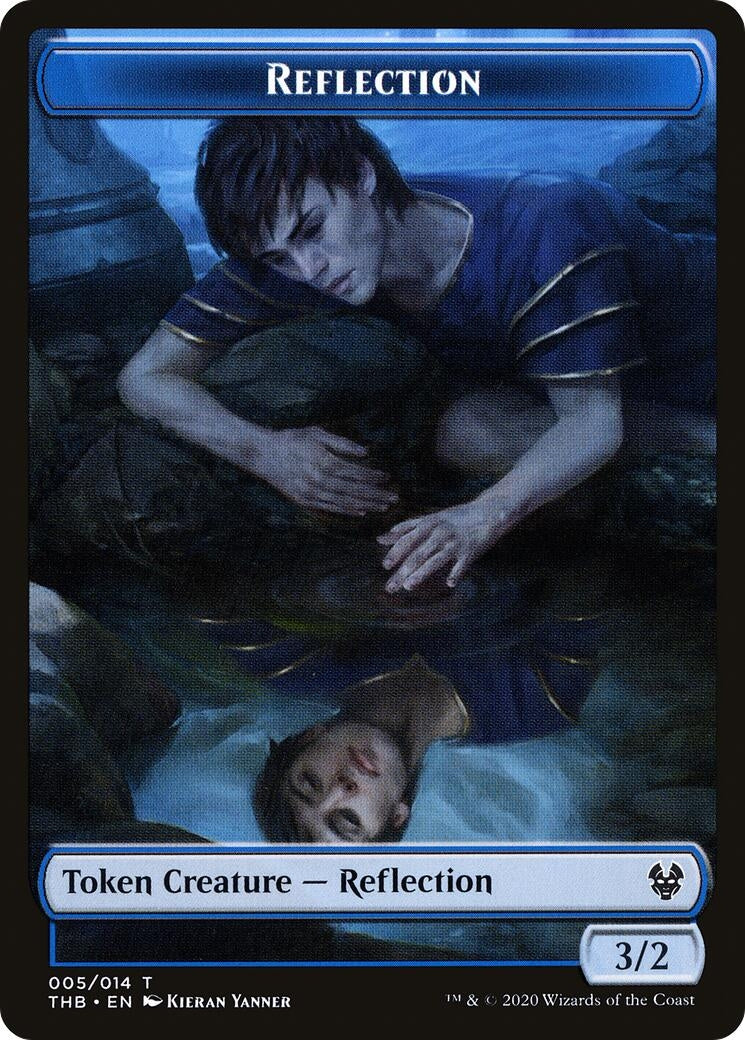 Image for Reflection // Satyr Double-Sided Token (Theros Beyond Death) (5 // 9) - Magic: The Gathering