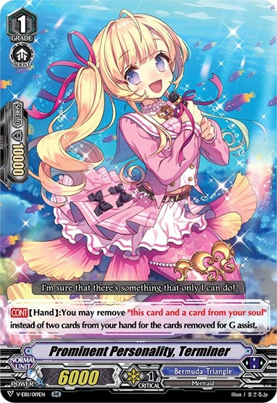 Image for Prominent Personality, Terminer (V-EB11: Crystal Melody) (V-EB11/019EN) - Cardfight Vanguard