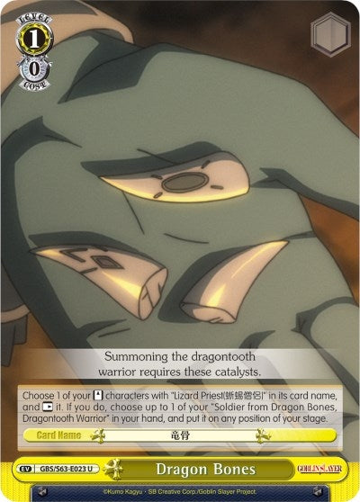 Image for Dragon Bones (Goblin Slayer) (GBS/S63-E023 C) - Weiss Schwarz