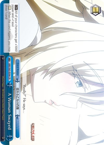 Image for A Woman Swayed (Goblin Slayer) (GBS/S63-E096 CR) - Weiss Schwarz