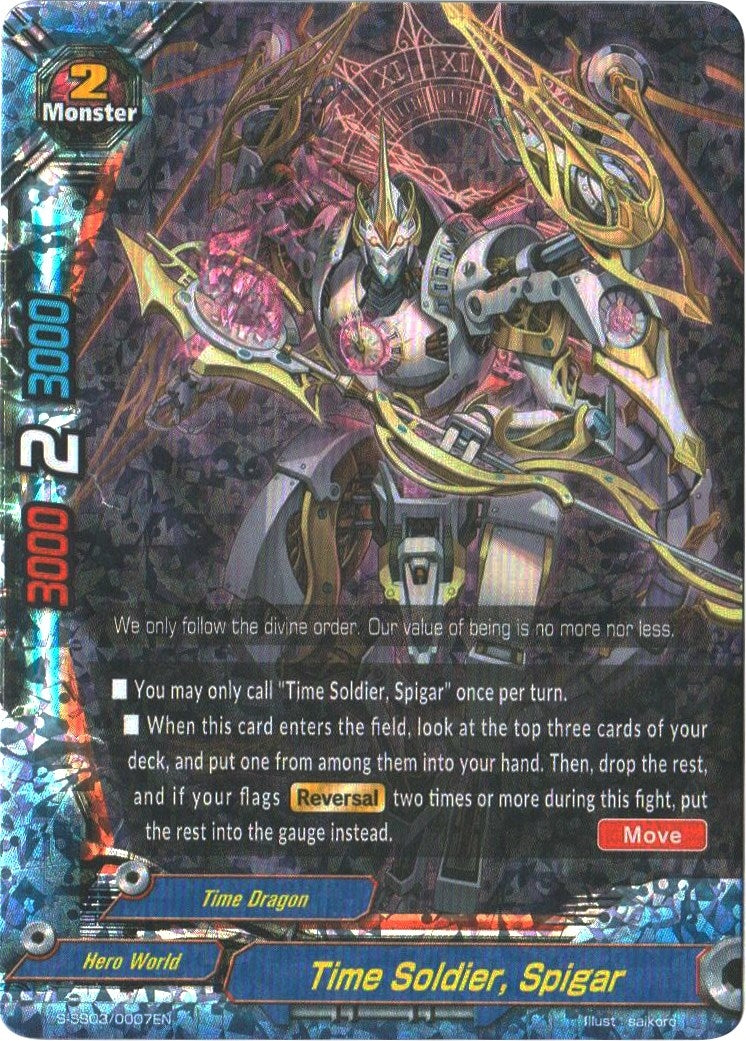 Image for Time Soldier, Spigar (RR Foil) (S-SS03: The End Zero) (S-SS03/0007EN) - Future Card BuddyFight