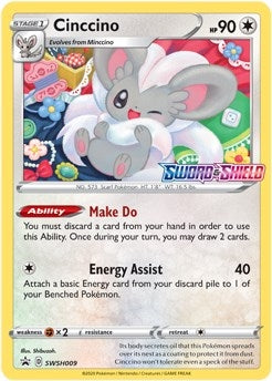 Image for Cinccino - SWSH009 (Prerelease) (SWSH: Sword & Shield Promo Cards) (SWSH009) - Pokemon