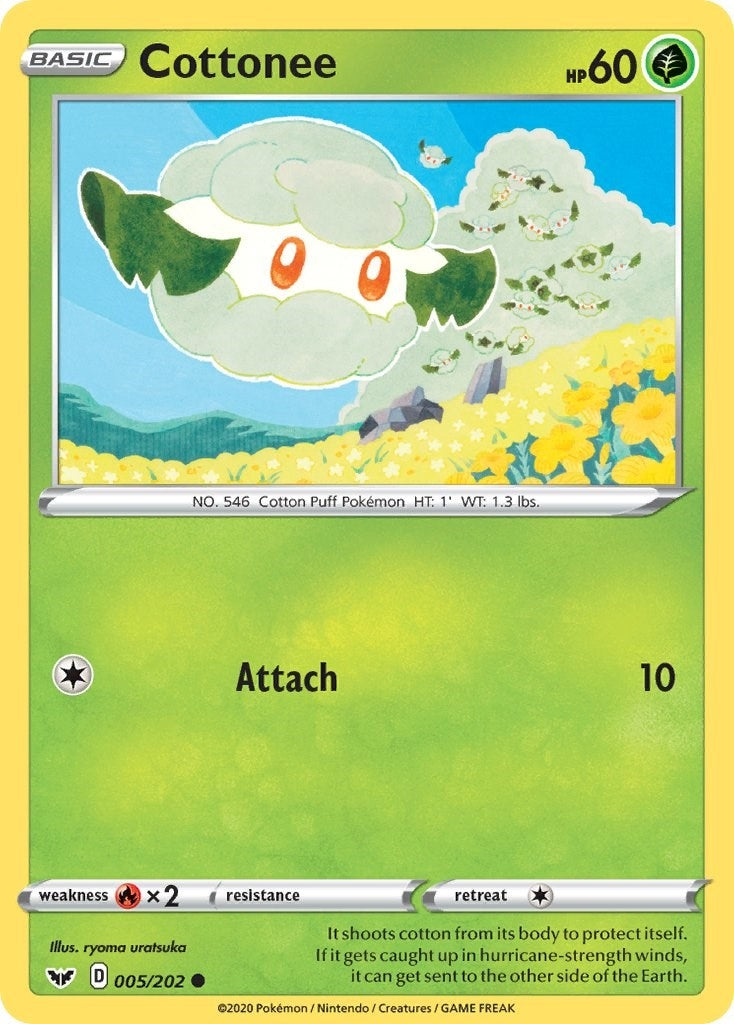 Image for Cottonee (SWSH01: Sword & Shield Base Set) (005/202) - Pokemon