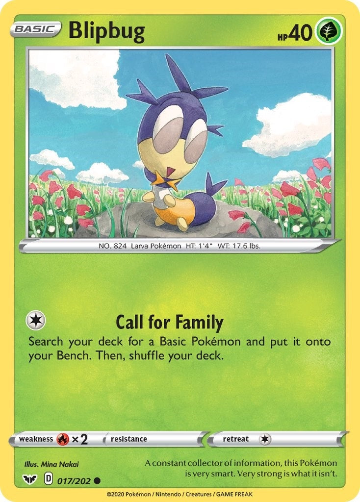 Image for Blipbug (017) (SWSH01: Sword & Shield Base Set) (017/202) - Pokemon