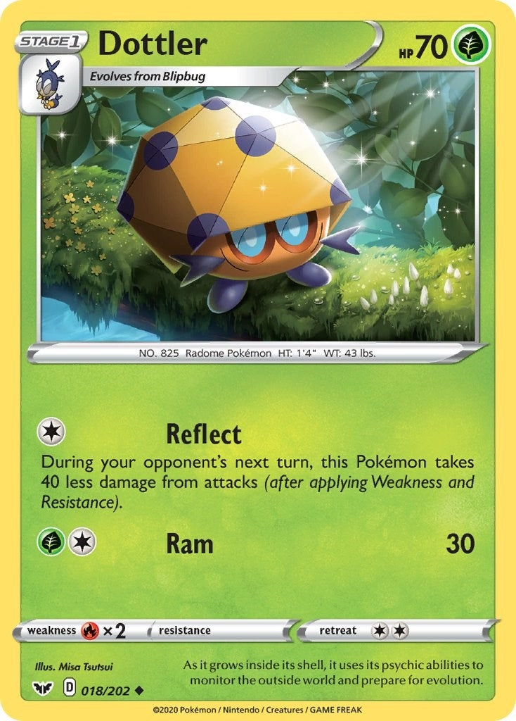 Image for Dottler (SWSH01: Sword & Shield Base Set) (018/202) - Pokemon
