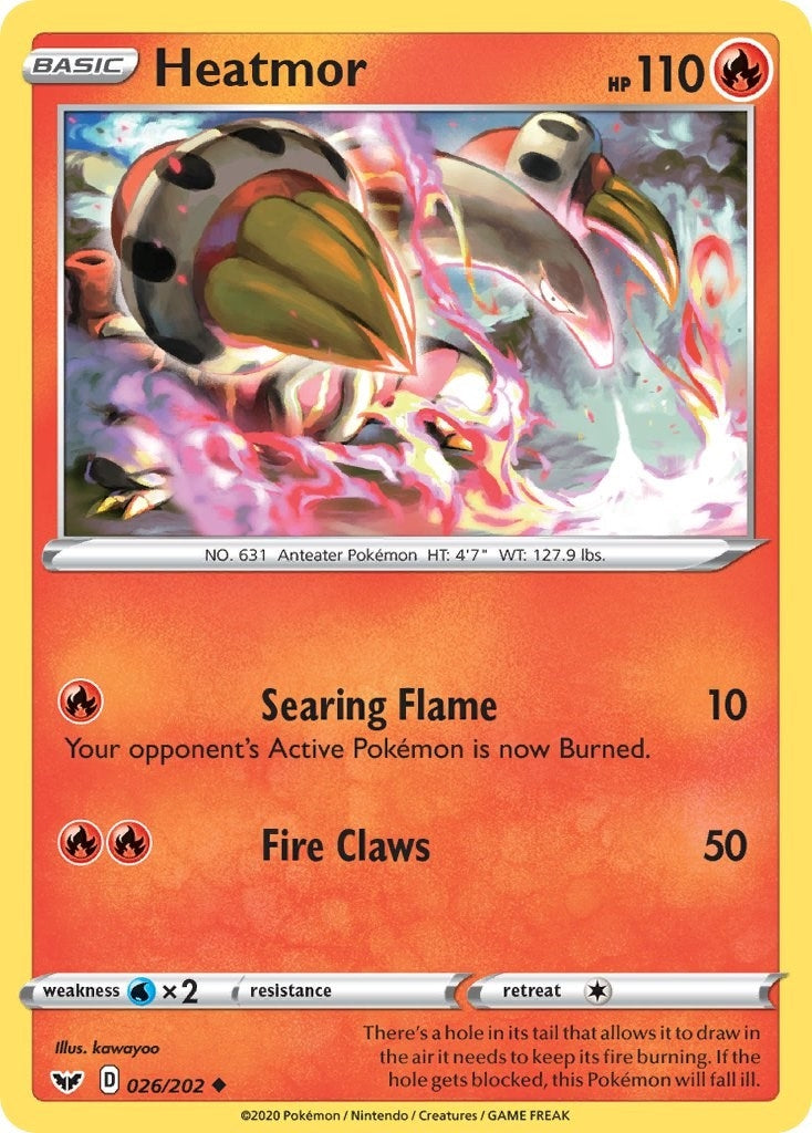 Image for Heatmor (SWSH01: Sword & Shield Base Set) (026/202) - Pokemon