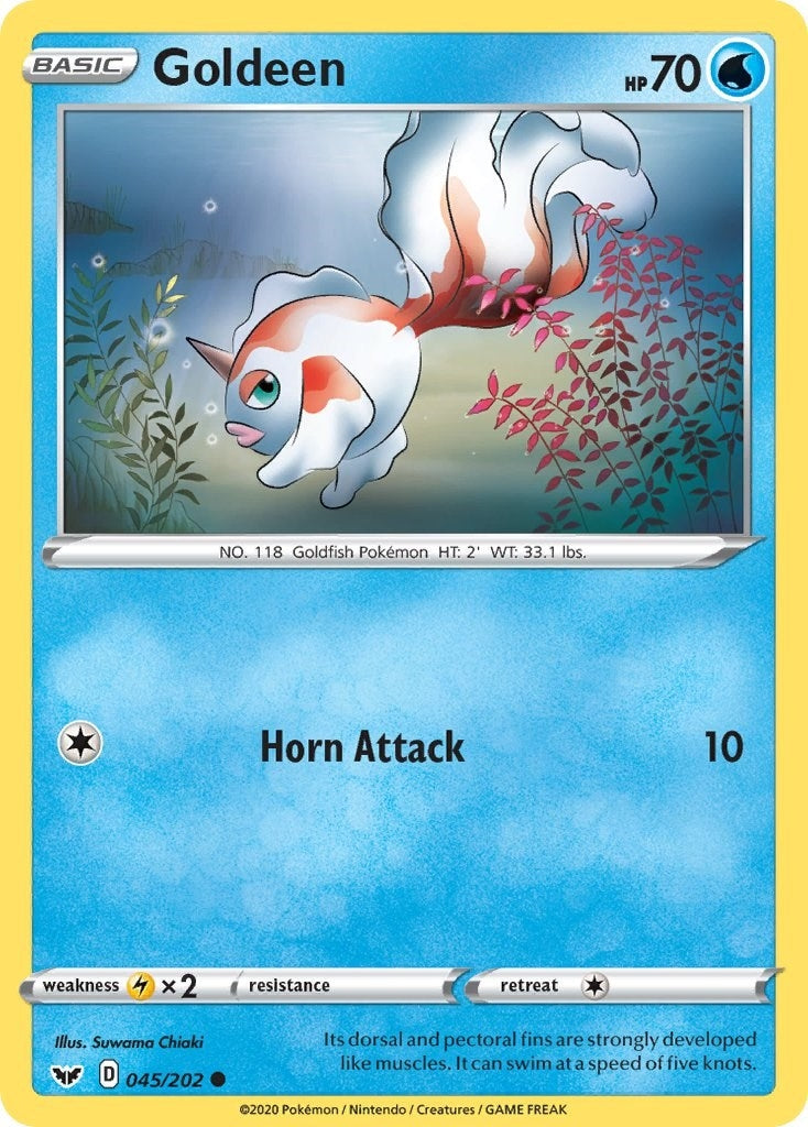 Image for Goldeen (045) (SWSH01: Sword & Shield Base Set) (045/202) - Pokemon