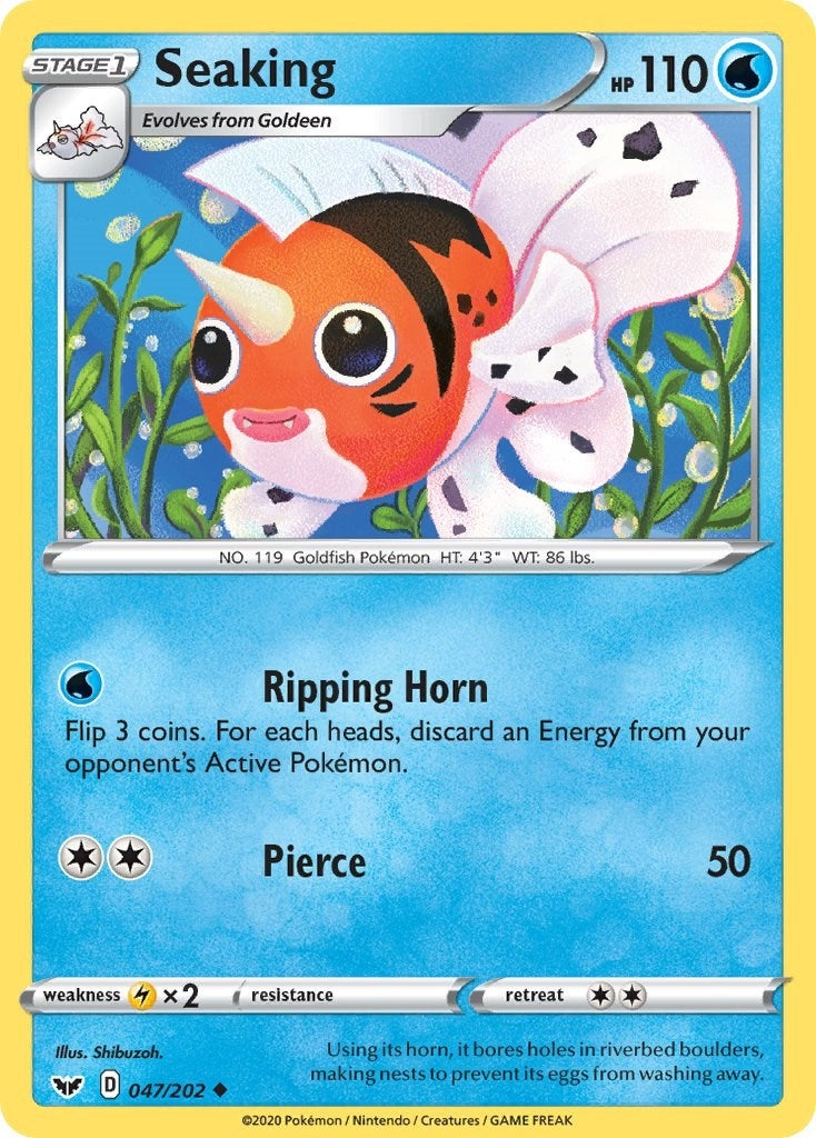 Image for Seaking (SWSH01: Sword & Shield Base Set) (047/202) - Pokemon