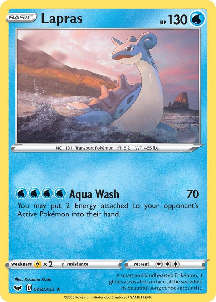 Image for Lapras (SWSH01: Sword & Shield Base Set) (048/202) - Pokemon
