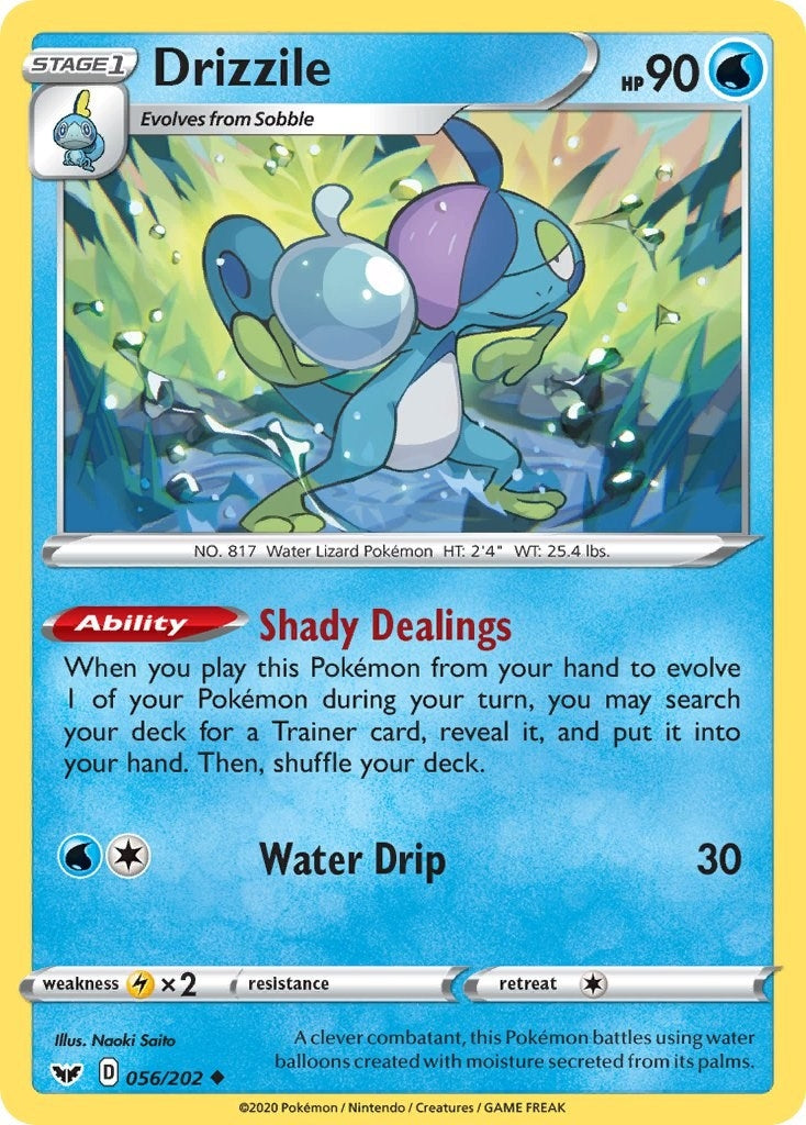 Image for Drizzile (056) (SWSH01: Sword & Shield Base Set) (056/202) - Pokemon