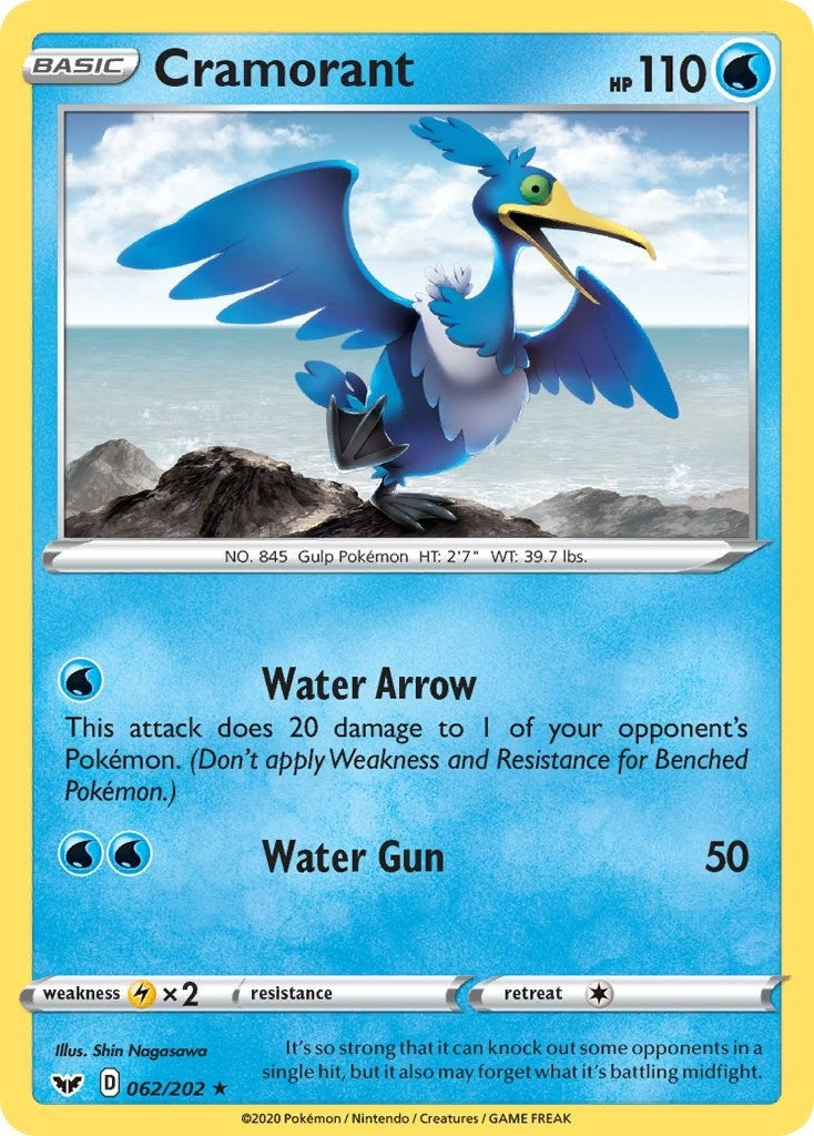 Image for Cramorant (SWSH01: Sword & Shield Base Set) (062/202) - Pokemon