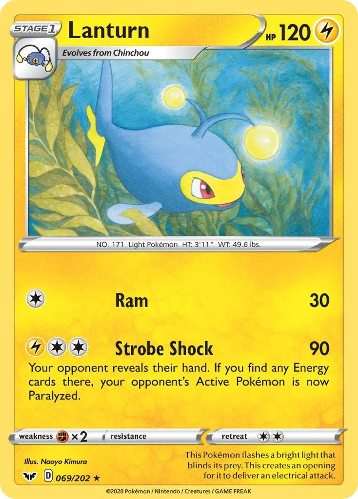 Image for Lanturn (SWSH01: Sword & Shield Base Set) (069/202) - Pokemon