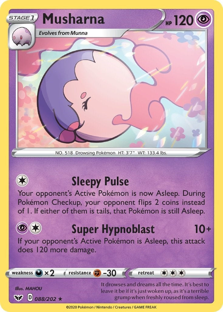 Image for Musharna (SWSH01: Sword & Shield Base Set) (088/202) - Pokemon