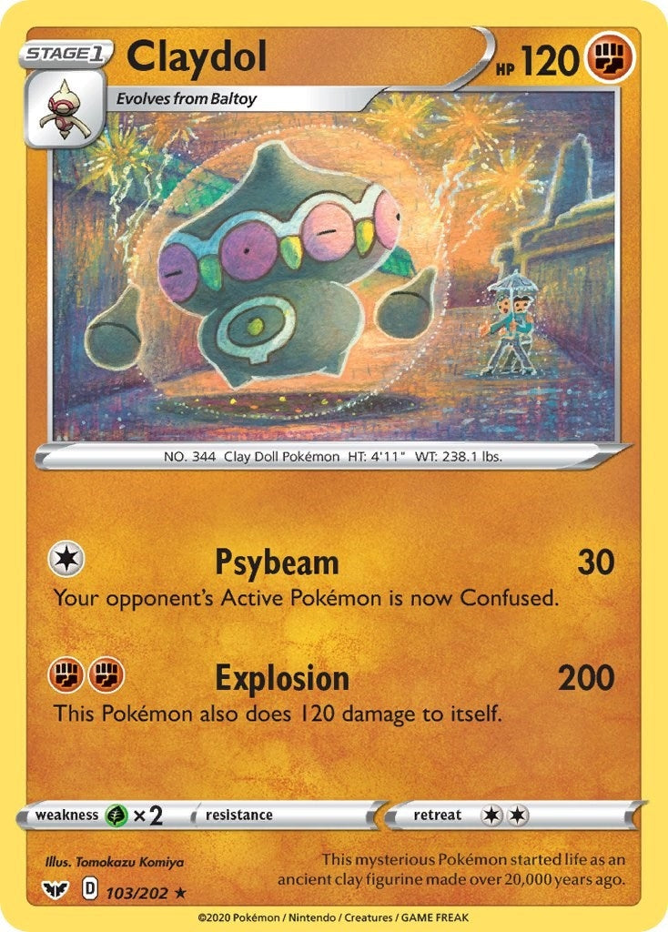 Image for Claydol (SWSH01: Sword & Shield Base Set) (103/202) - Pokemon
