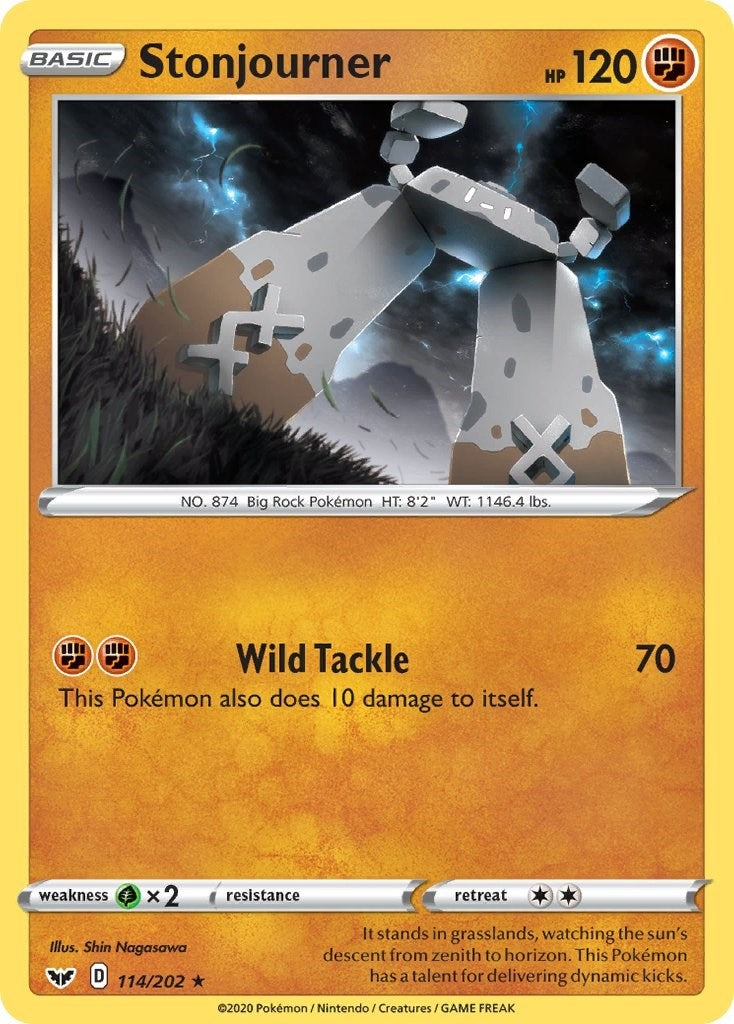 Image for Stonjourner (SWSH01: Sword & Shield Base Set) (114/202) - Pokemon