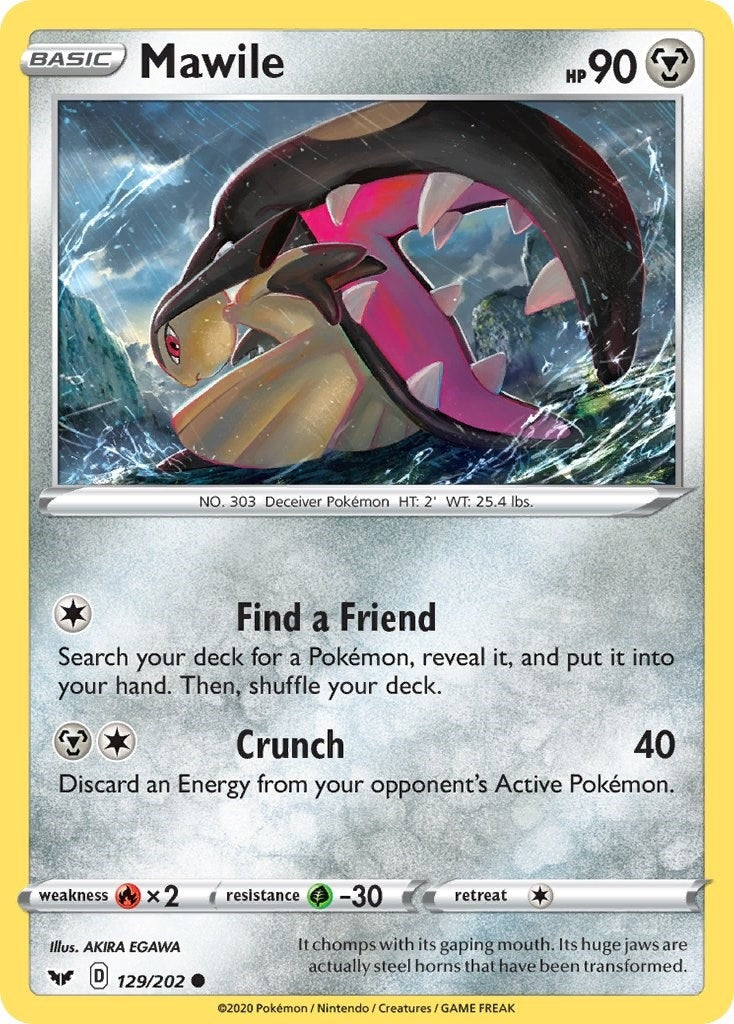 Image for Mawile (SWSH01: Sword & Shield Base Set) (129/202) - Pokemon