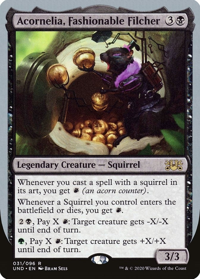 Image for Acornelia, Fashionable Filcher (Unsanctioned) (31) - Magic: The Gathering