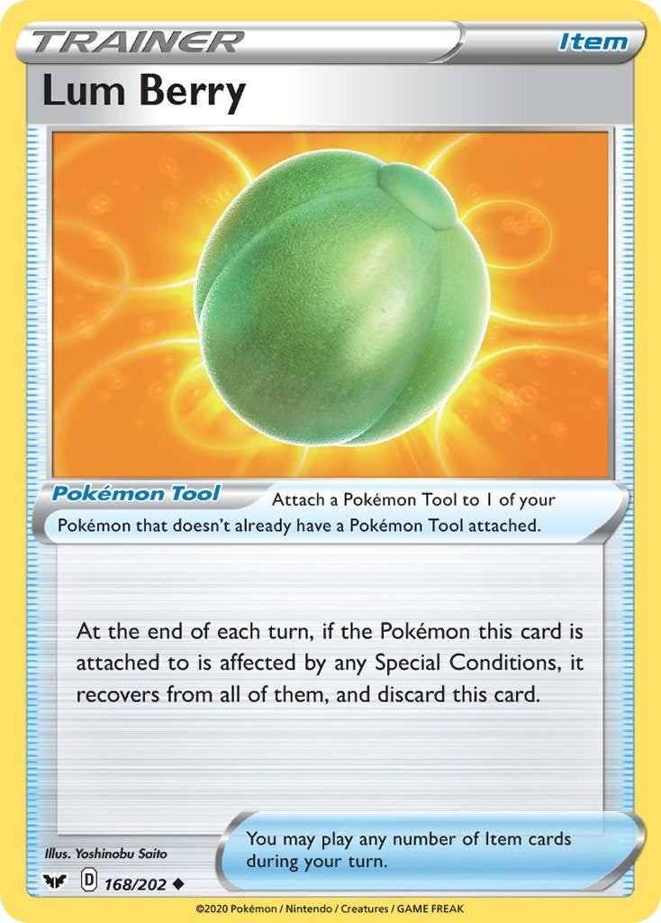 Image for Lum Berry (SWSH01: Sword & Shield Base Set) (168/202) - Pokemon
