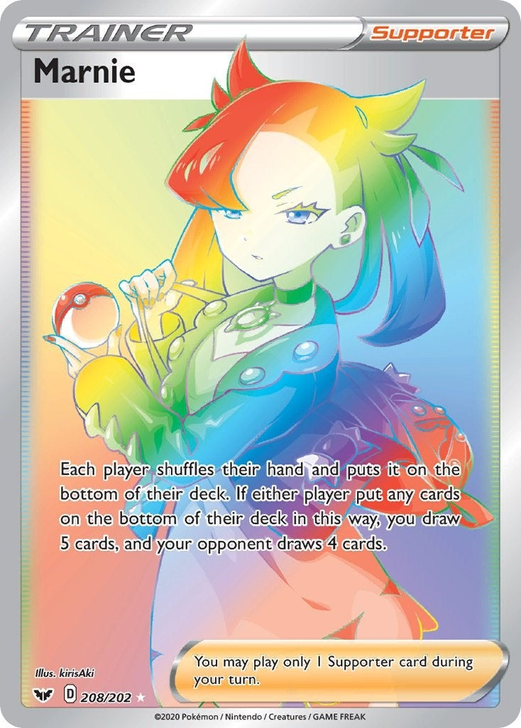 Image for Marnie (Secret) (SWSH01: Sword & Shield Base Set) (208/202) - Pokemon