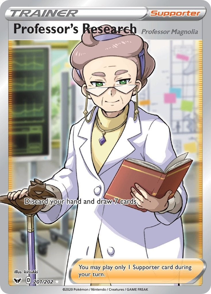 Image for Professor's Research (Full Art) (SWSH01: Sword & Shield Base Set) (201/202) - Pokemon