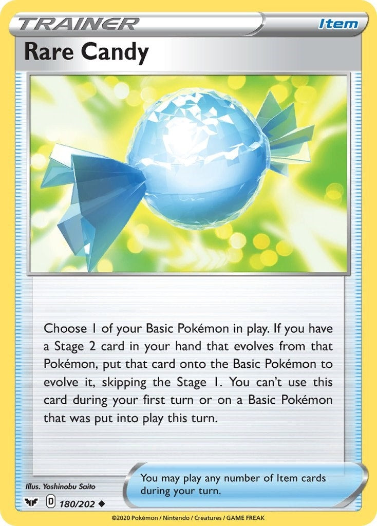 Image for Rare Candy (SWSH01: Sword & Shield Base Set) (180/202) - Pokemon