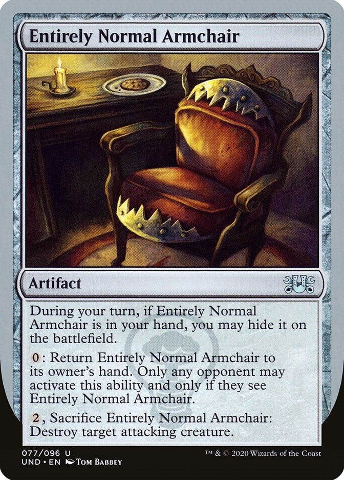 Image for Entirely Normal Armchair (Unsanctioned) (77) - Magic: The Gathering