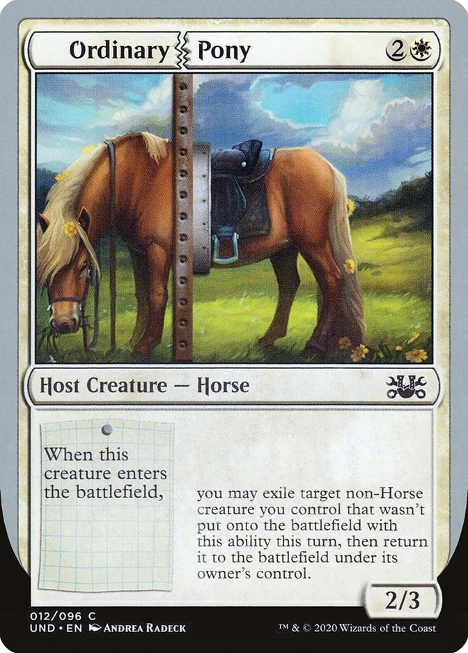 Image for Ordinary Pony (Unsanctioned) (12) - Magic: The Gathering