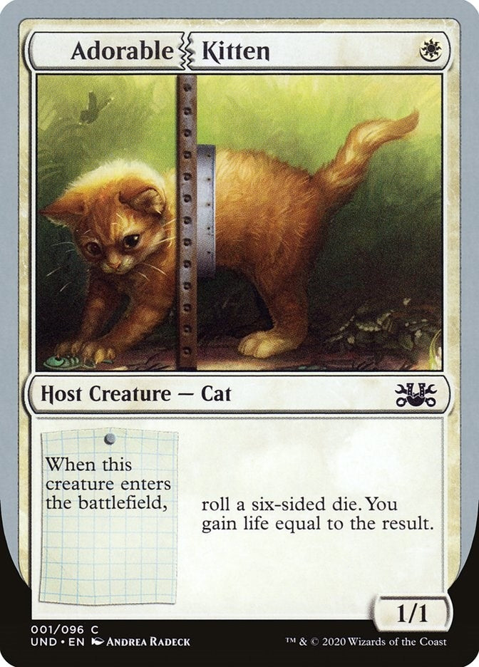 Image for Adorable Kitten (Unsanctioned) (1) - Magic: The Gathering