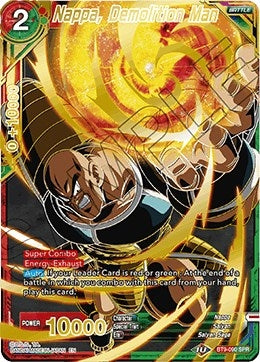 Image for Nappa, Demolition Man (SPR) (Universal Onslaught) (BT9-090) - Dragon Ball Super: Masters