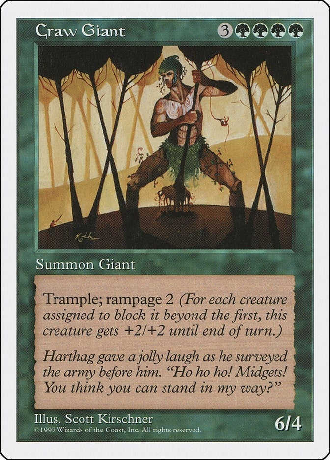Image for Craw Giant (Fifth Edition) - Magic: The Gathering