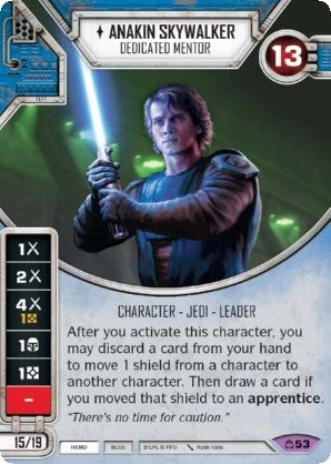 Image for Anakin Skywalker - Dedicated Mentor (Covert Missions) (53) - Star Wars: Destiny