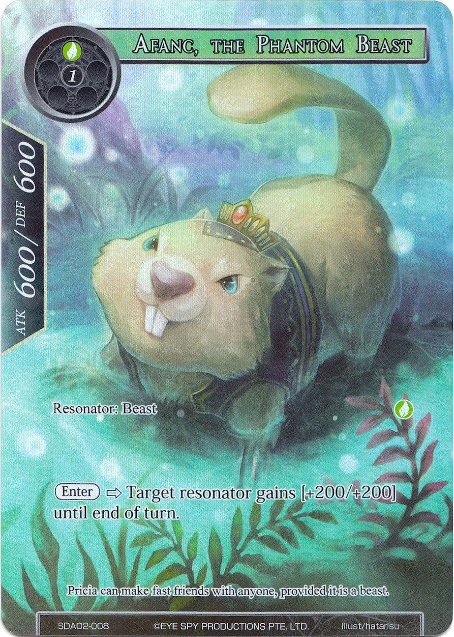 Image for Afanc, the Phantom Beast (Full Art) (Alice Origin II Starter Deck) (SDAO2-008) - Force of Will