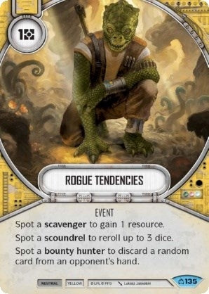 Image for Rogue Tendencies (Covert Missions) (135) - Star Wars: Destiny