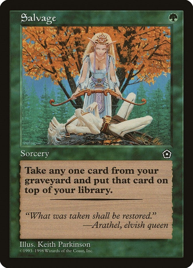 Image for Salvage (Portal Second Age) - Magic: The Gathering